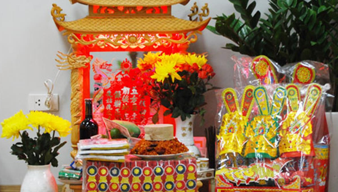 Hướng đặt bàn thờ ông táo